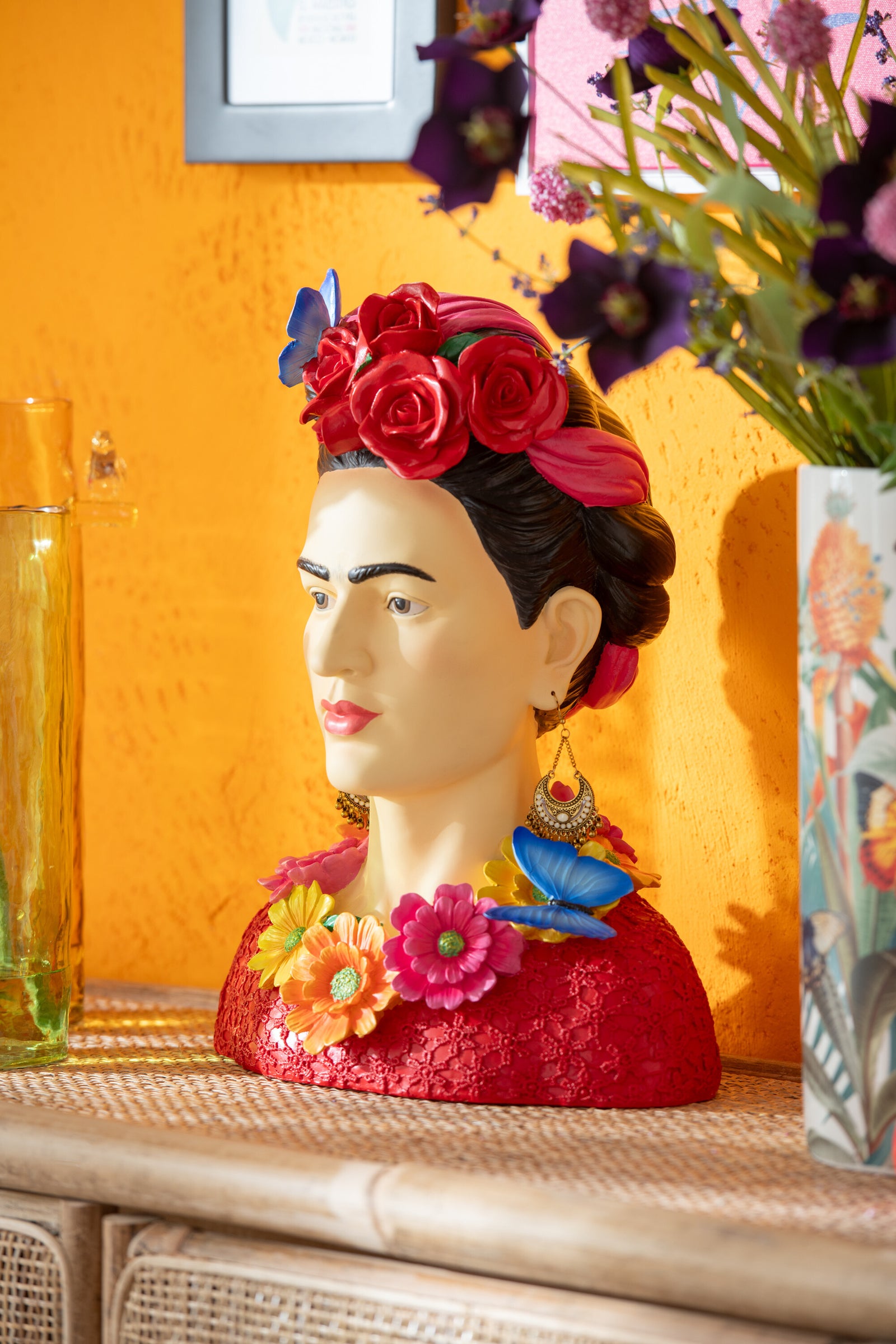 Brilliant Bust Frida Kahlo Polyresin  