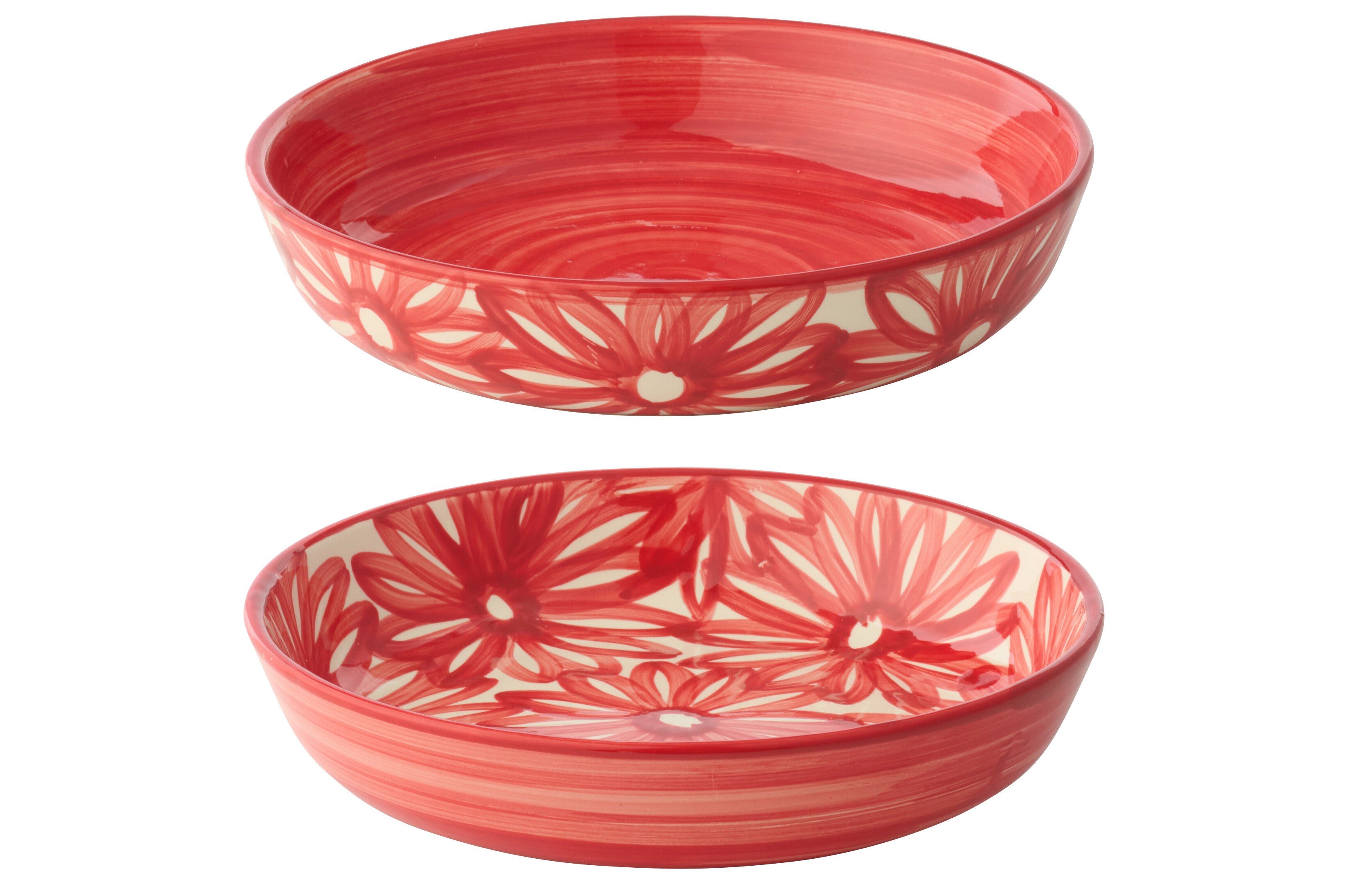 Deep Flower Plates